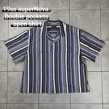 19SS 슈퍼노바 더블 포켓 오픈 셔츠