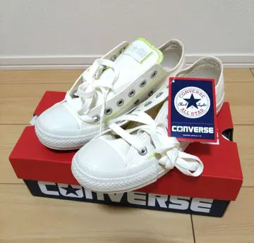 CONVERSE 올스타 ZS 0X 화이트/라임