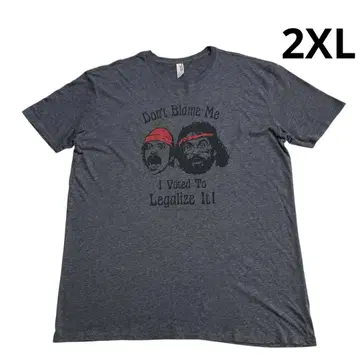 치촨 Legalize it 티셔츠 2XL 흑먹색 CANNABOX