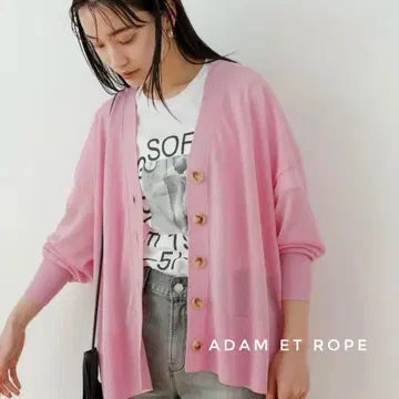 ADAM ET ROPE 핑크 가디건