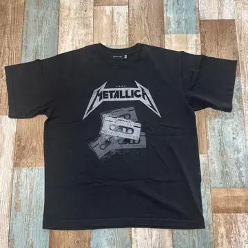 METALLICA 1982 카세트 테이프 티셔츠