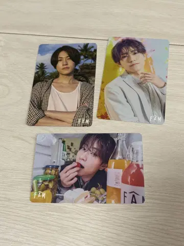 FAM 기쿠치 하시모토 3매 세트