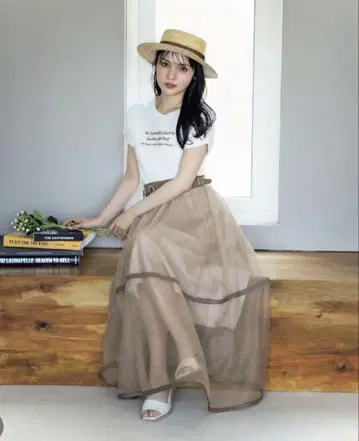 리젝시 인조 가죽 벨트 샤샤 스커트