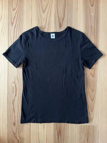 PETIT BATEAU 포원 코트 반팔 티셔츠 블랙 M