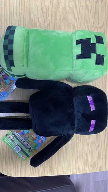 Minecraft 크리퍼 & 엔더맨 봉제 인형 세트