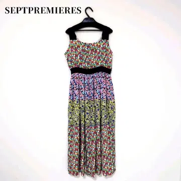 SEPTPREMIERES 세트 프리미어 슬리브리스 맥시 드레스 40