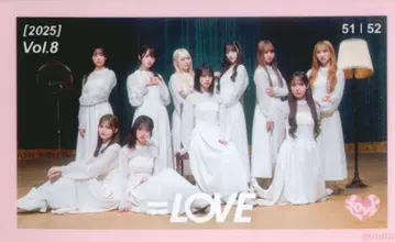=LOVE 2025 VOL.8 집합 미니 포토 카드 51/52