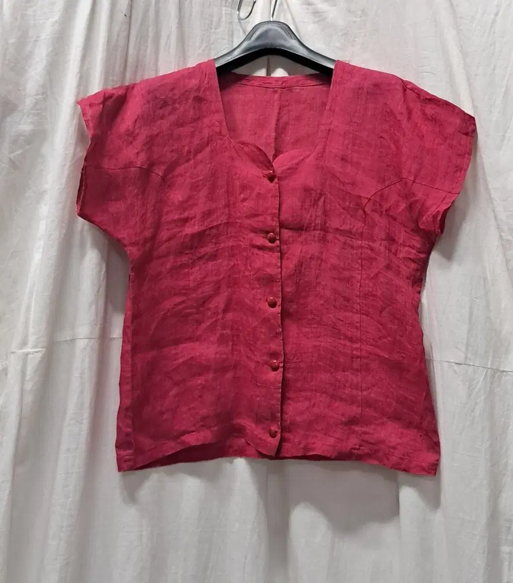 Floral Pink Ramie Top