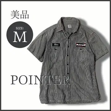 POINTER 포인터 히코리 스트라이프 셔츠 M 워크 의류