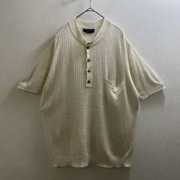 유럽 90s 80s 레이온 티셔츠 빈티지 반팔 하프 버튼