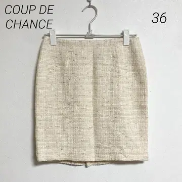0213 COUP DE CHANCE 쿠 드 샹스 트위드 타이트 스커트
