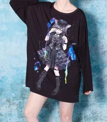 ankoROCK 안코록 애니멀 토모다치 블랙 고양이
