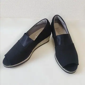 핏핏 웨지 오픈토 펌프스 컴포트 슈즈 23.5