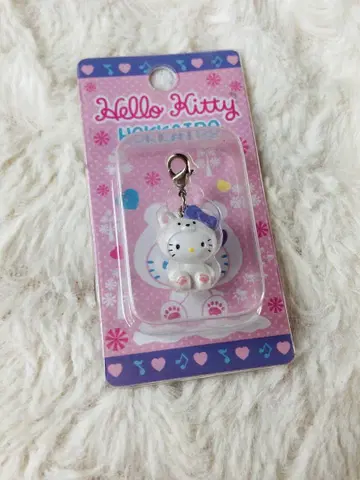 키티 북극곰 지퍼 마스코트 홋카이도 한정판