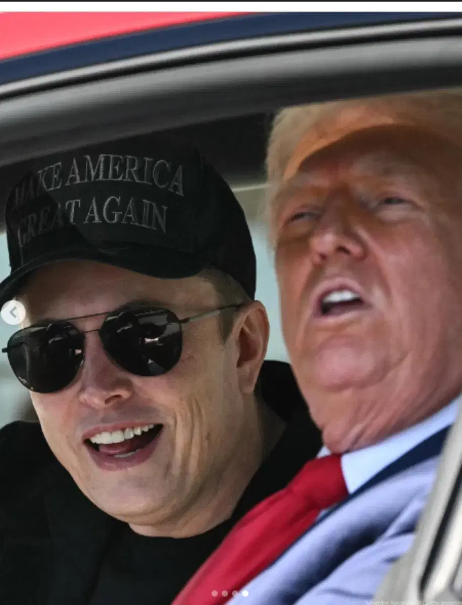 MAGA 일론머스크 테슬라 모자 새제품