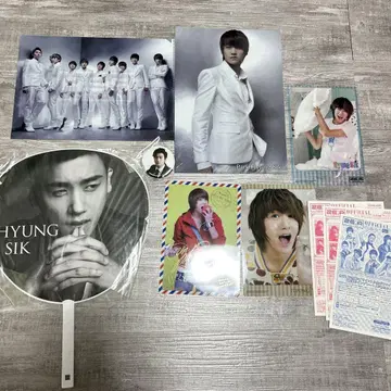 ZE:A 박현식 부채, 파일, 비주얼 플레이트, 캔 배지
