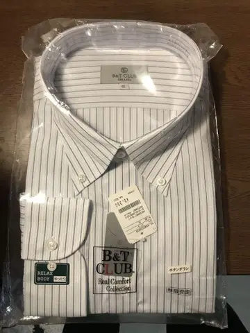 B&T CLUB 스트라이프 셔츠 6L