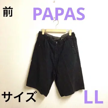 PAPAS 남성용 하프 팬츠 사이즈 LL