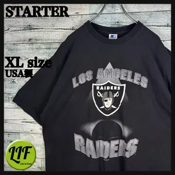 스타터 NFL USA제 90년대 레이더스 티셔츠 블랙 XL 5423