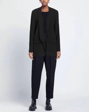ANONYME Designers 노카라 롱 자켓 XL 블랙