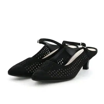 HIMIKO 23cm [천연 가죽] 스틸레토 메쉬 뮬