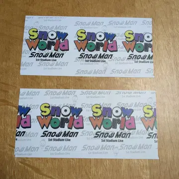 Snow Man Snow World 닛산 스타디움 6/8 페어 티켓 반권