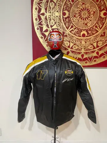 빈티지 미국 NASCAR 가죽 재킷