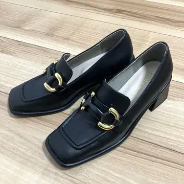 ORiental TRaffic 와이드 스퀘어 토 힐 로퍼 23.0cm