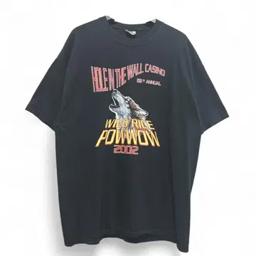 WILD RICE POWWOW 2002 티셔츠 Hanes 제 XL 856