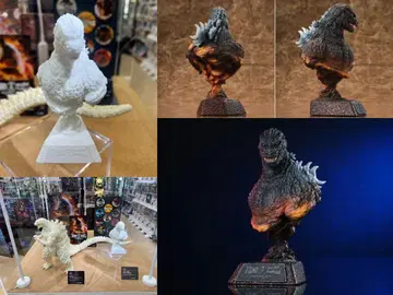 [레진 키트] wf2024s 토호 특촬물 고질라 흉상
