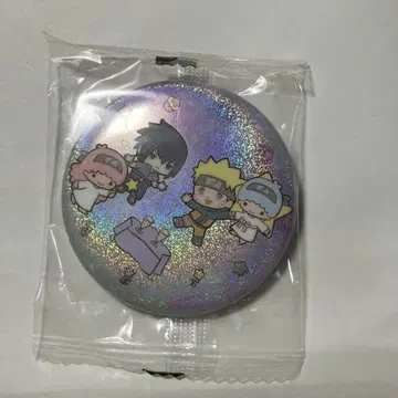 NARUTO 산리오 콜라보 캔뱃지 키키라라 나루토 & 사스케