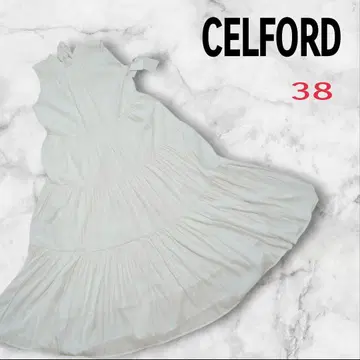 CELFORD 셀포드 원피스 플리츠 원피스 리본 24SS