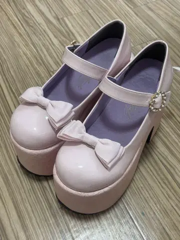 요스케 YOSUKE 통굽 펌프스 핑크 LL(25cm)