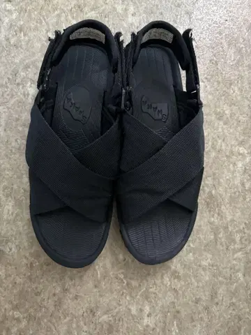 SHAKA 블랙 샌들 24cm