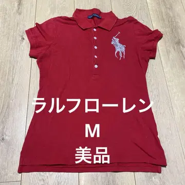 Ralph Lauren 빨간색 피케 셔츠 M 사이즈 새상품급 빅 포니