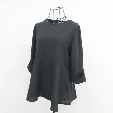 아베베 페플럼 블라우스 S 블랙 성숙/러블리 예쁜 페미닌 청순