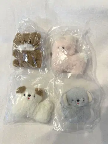 니코야마 포케 봉제 인형 클립 4개 세트
