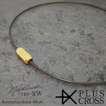 스포츠 목걸이 PLUSCROSS SW 야구 테니스 GM/GD 45cm