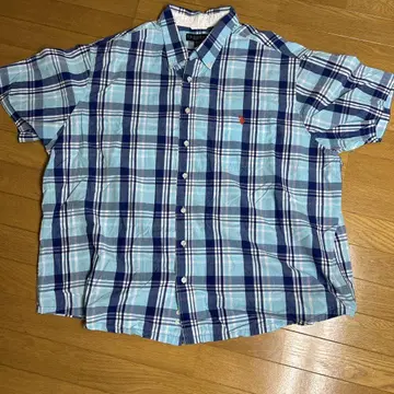 US POLO ASSN 반팔 셔츠 체크 셔츠