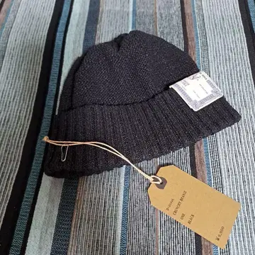 THE H.W.DOG&CO 블랙 썸머 니트 캡 비니