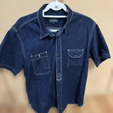 STUDIO D'ARTISAN 스튜디오 다치산 데님 반팔 셔츠 42