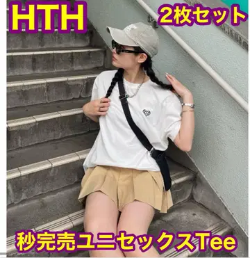 HTH 유니섹스 팩 티셔츠 2장 세트