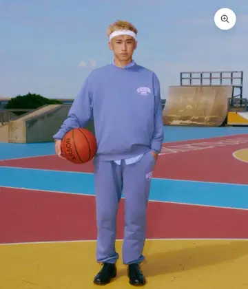 &RSON 토모얀 STANDARD LOGO SWEATSHIRTS BLUE