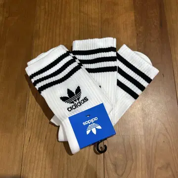 미사용 아디다스 오리지널 여성용 남성용 트레포일 라인 양말