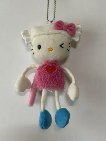 발길이 긴 키티 엔젤 키티 봉제 인형 마스코트 레어