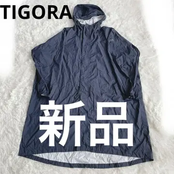 새상품 TIGORA 네이비 후드 레인코트 티고라 네이비 컬러 남성용