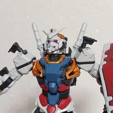 HG1/144 빨간색 건담 화이트 건담풍 페인팅 완성품