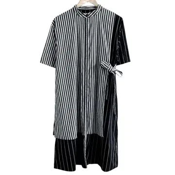 SUM1 STYLE 스트라이프 셔츠 원피스 FREE
