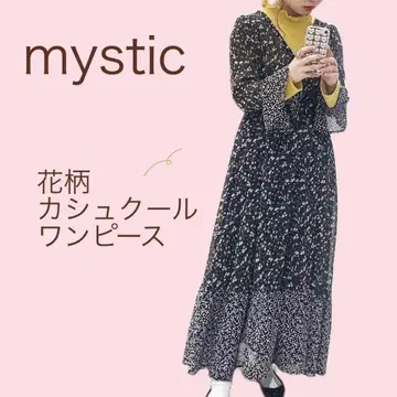 mystic 꽃무늬 카슈쿨 원피스