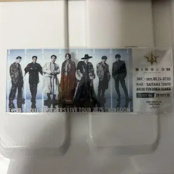 3대째 J SOUL BROTHERS 클리어 픽처 티켓 FC 신규 가입